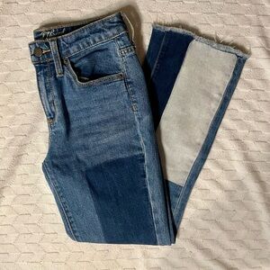 Multi-colored Flare Jeans